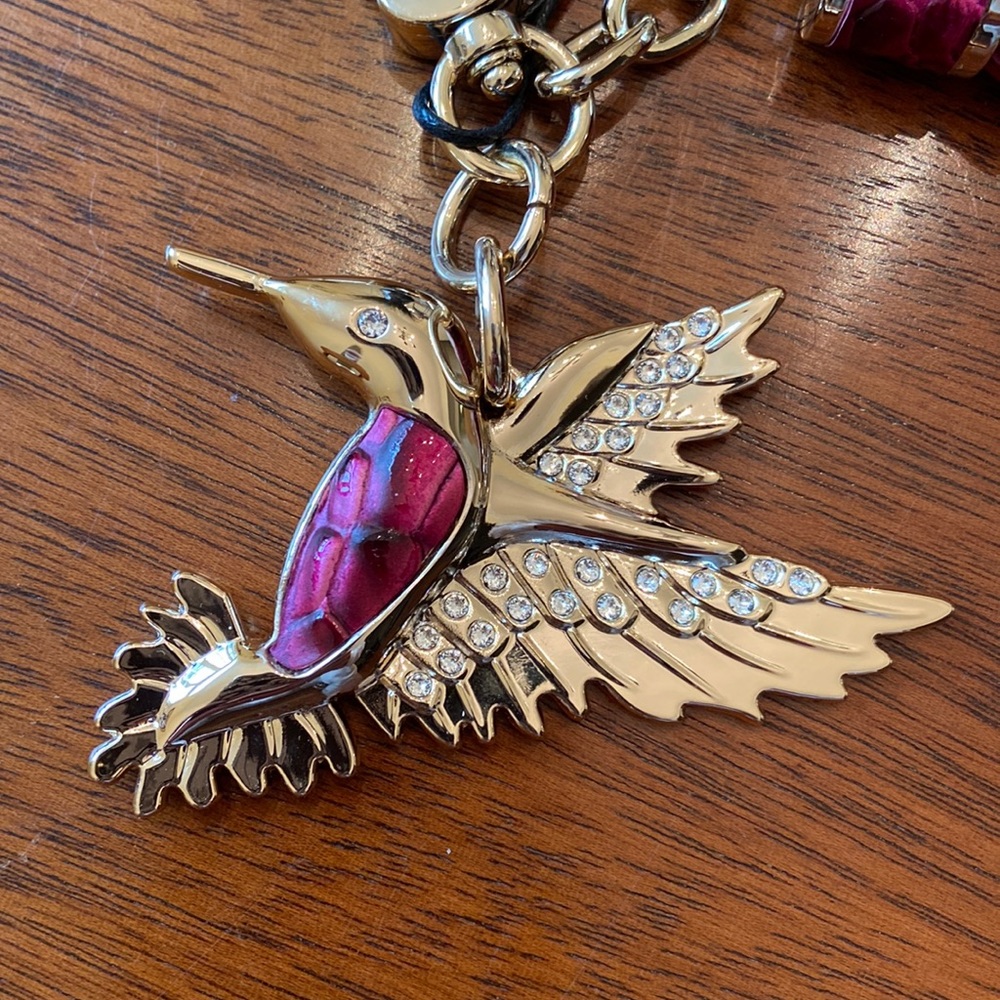 Lovely Brahmin Hummingbird charm tassel